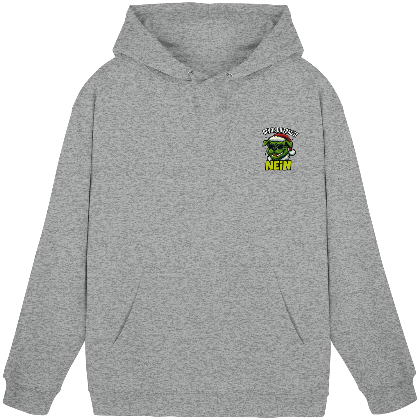 Premium Pfotenpoesie  Unisex Hoodie Bevor du fragst: Nein