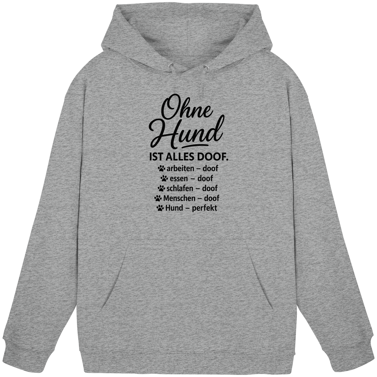 Premium Pfotenpoesie  Hoodie Ohne Hund