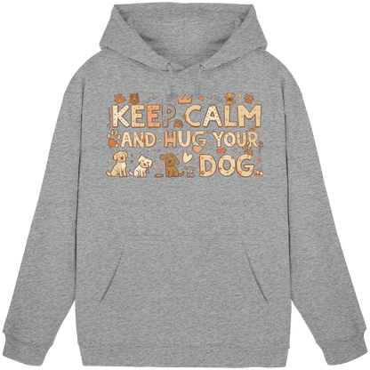 Keep Calm And Hug Your Dog Premium Hoodie