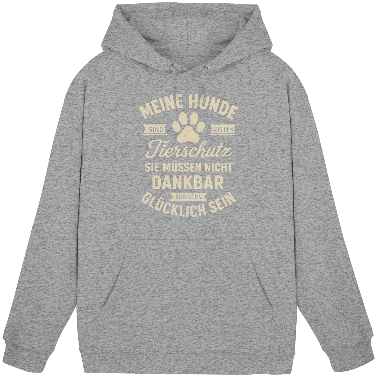 Premium Pfotenpoesie Tierschutz Hoodie