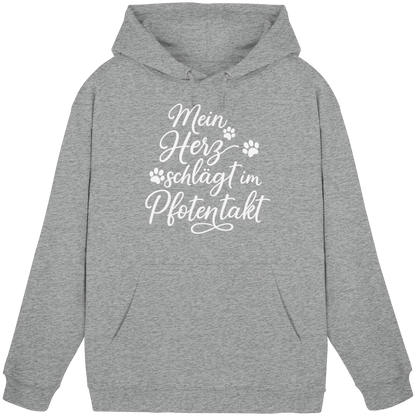 Mein Herz Schlägt im Pfotentakt Premium Unisex Hoodie
