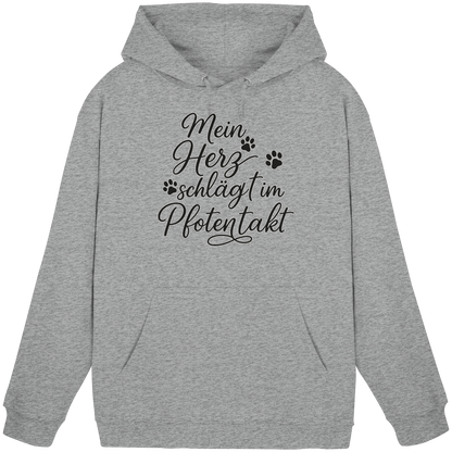 Mein Herz Schlägt im Pfotentakt Premium Unisex Hoodie