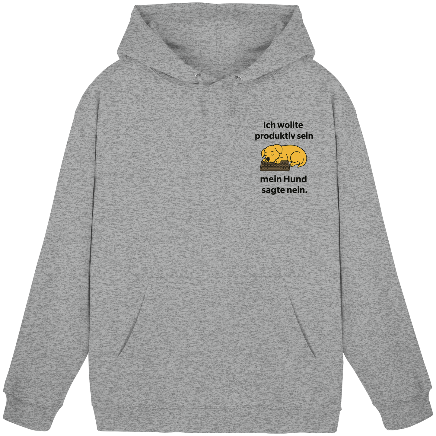 Premium Pfotenpoesie  Unisex Hoodie Ich wollte Produktiv sein