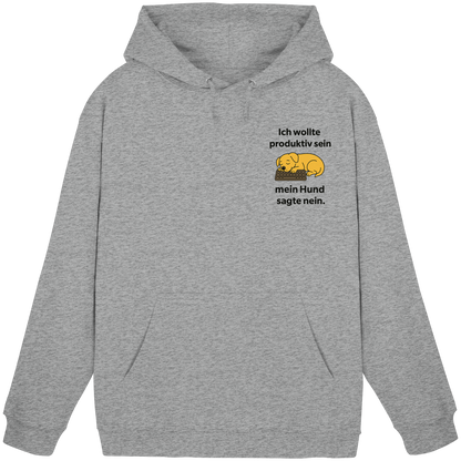 Ich wollte Produktiv sein Premium  Unisex Hoodie
