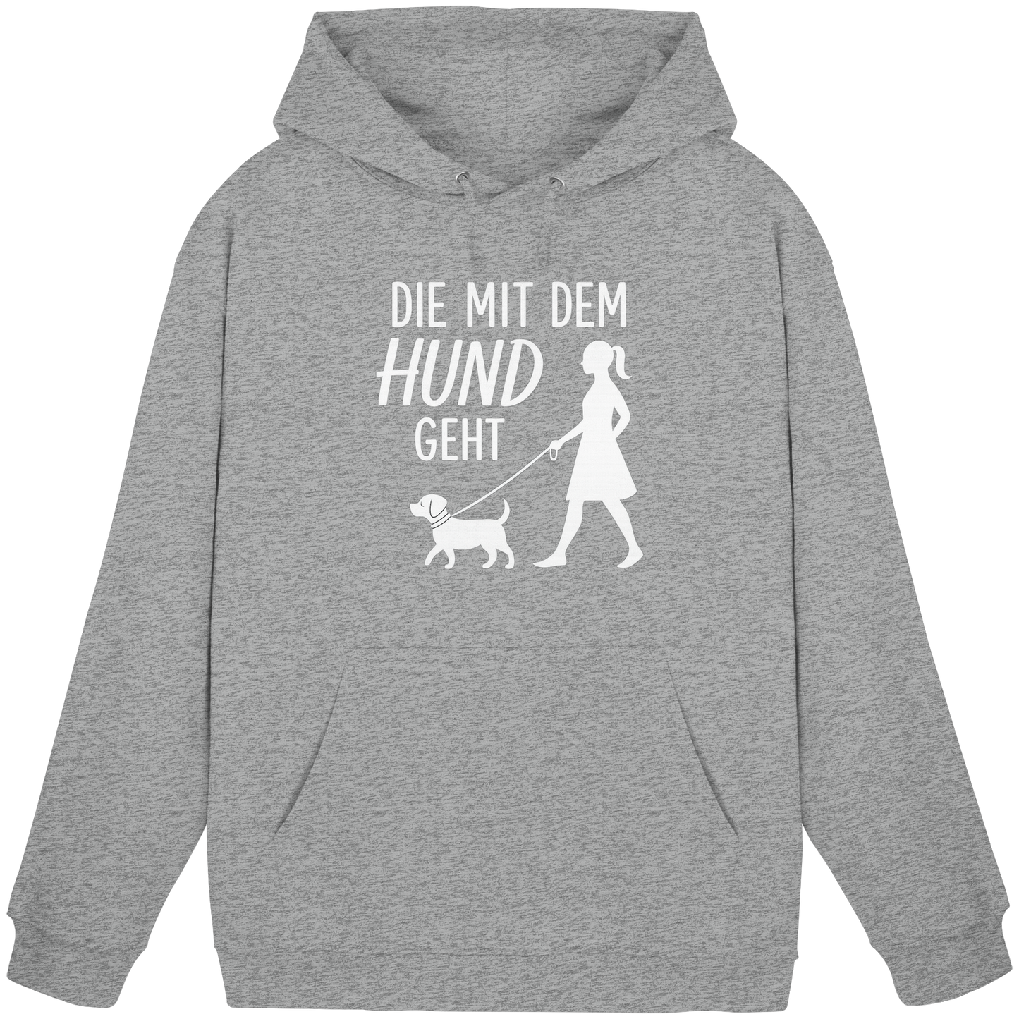 Premium Pfotenpoesie  Hoodie Die mit dem Hund Geht