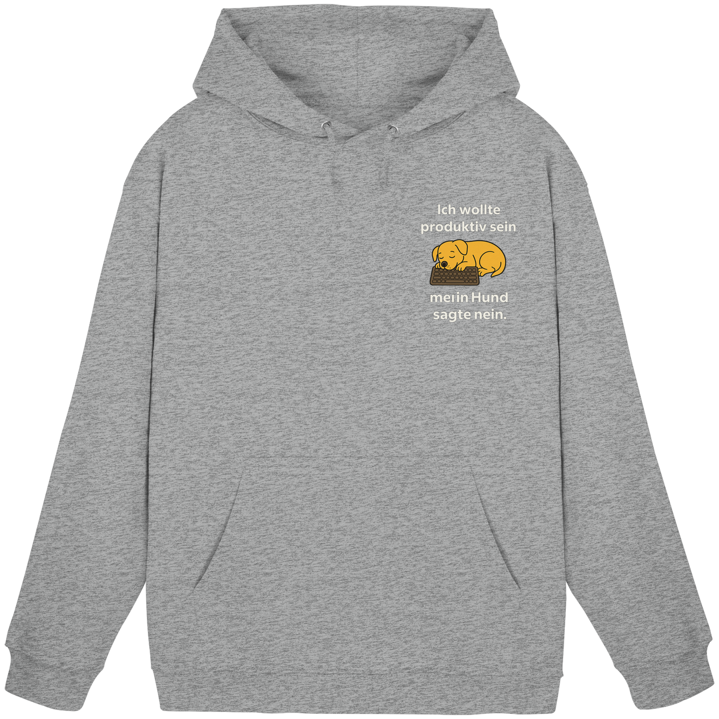 Premium Pfotenpoesie  Unisex Hoodie Ich wollte Produktiv sein