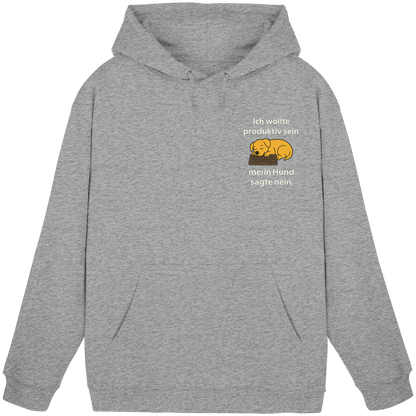 Ich wollte Produktiv sein Premium  Unisex Hoodie