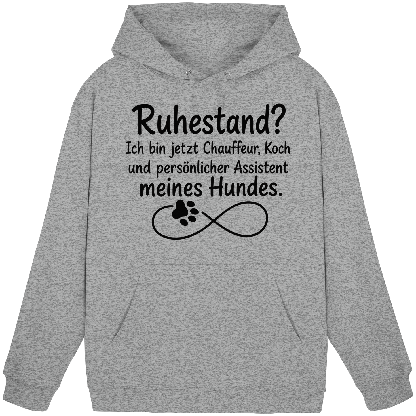 Früher Chef. Heute Leckerli-Beauftragter Unisex Hoodie