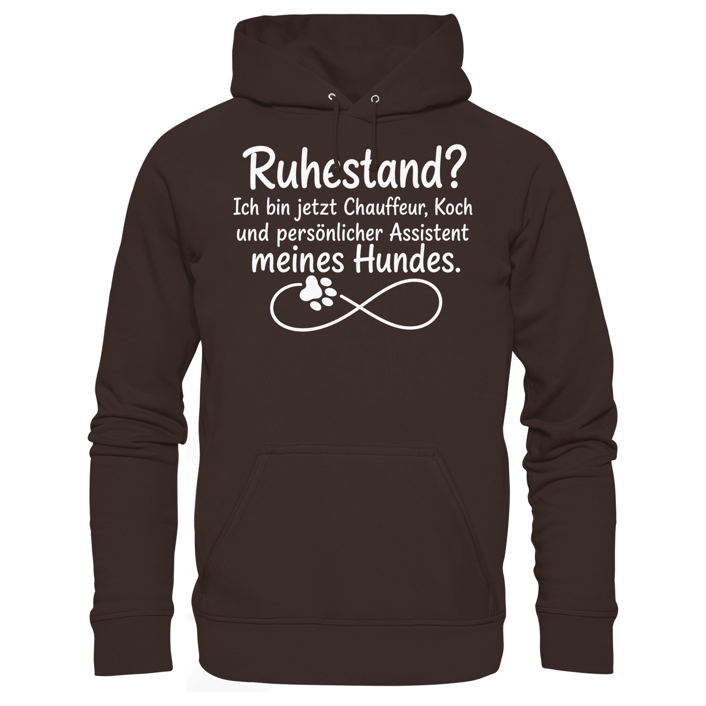 Früher Chef. Heute Leckerli-Beauftragter Unisex Hoodie