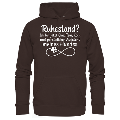 Früher Chef. Heute Leckerli-Beauftragter Unisex Hoodie