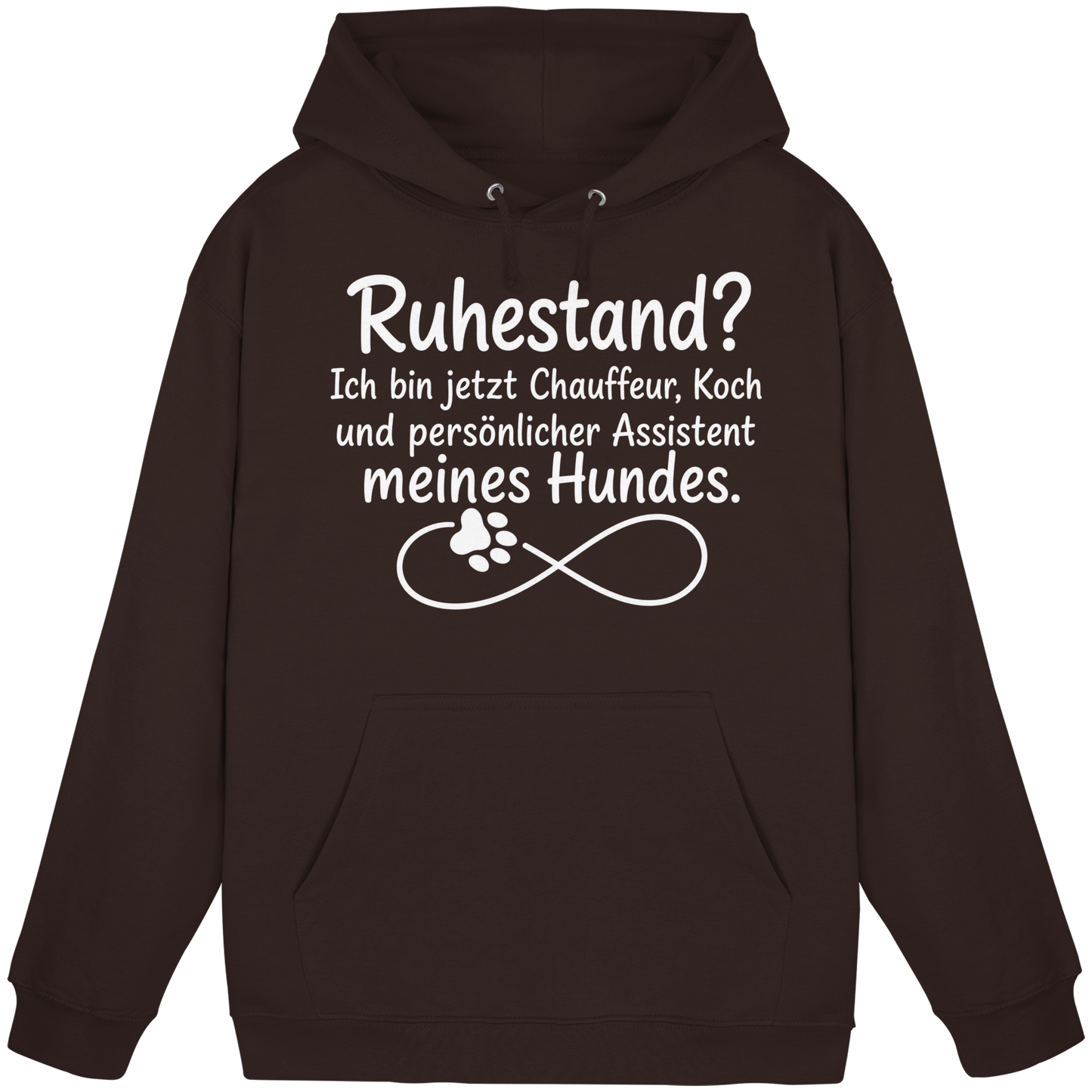 Früher Chef. Heute Leckerli-Beauftragter Unisex Hoodie