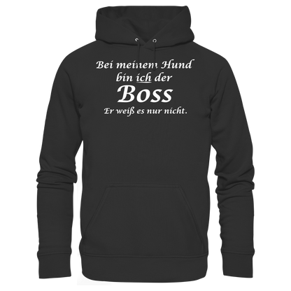 Bei Meinem Hund Bin Ich der Boss Unisex Hoodie