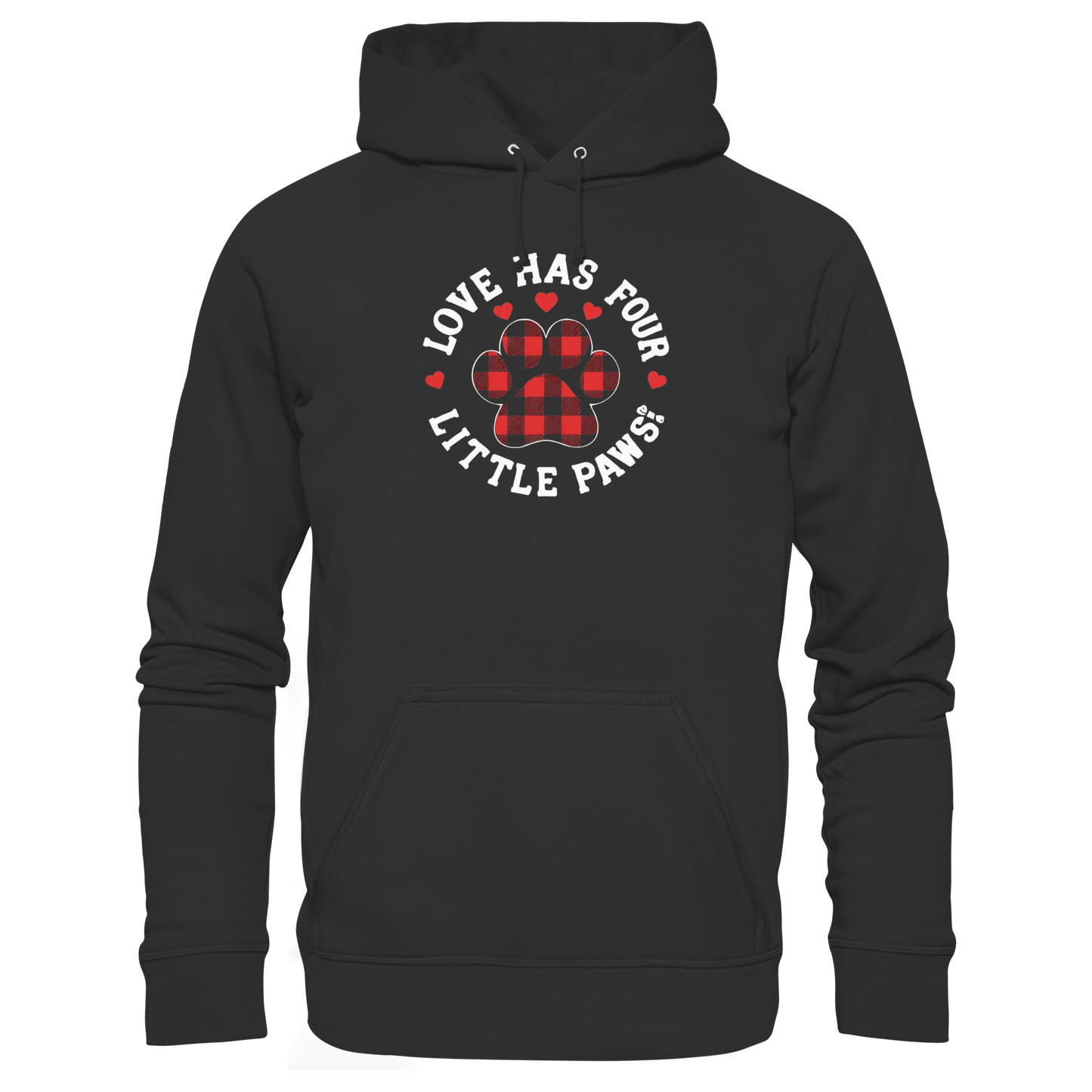 Premium Pfotenpoesie Hoodie Love has Four Little Paws