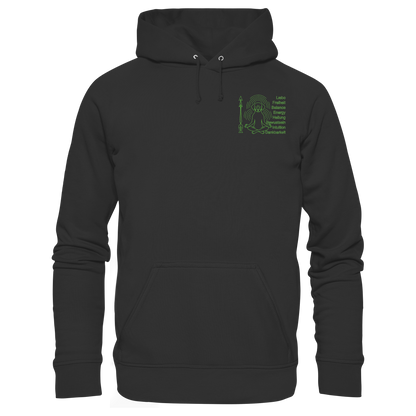 meditierender Hund Premium Unisex Hoodie