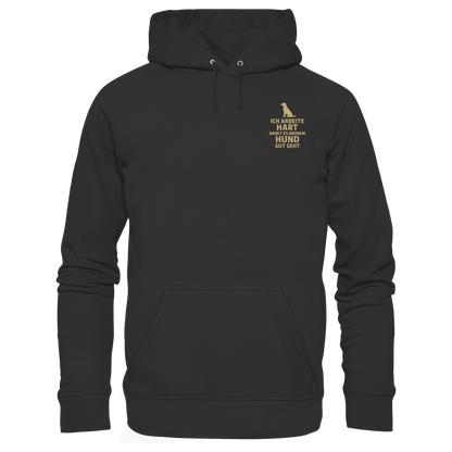 Ich Arbeite Hart Premium Unisex Hoodie