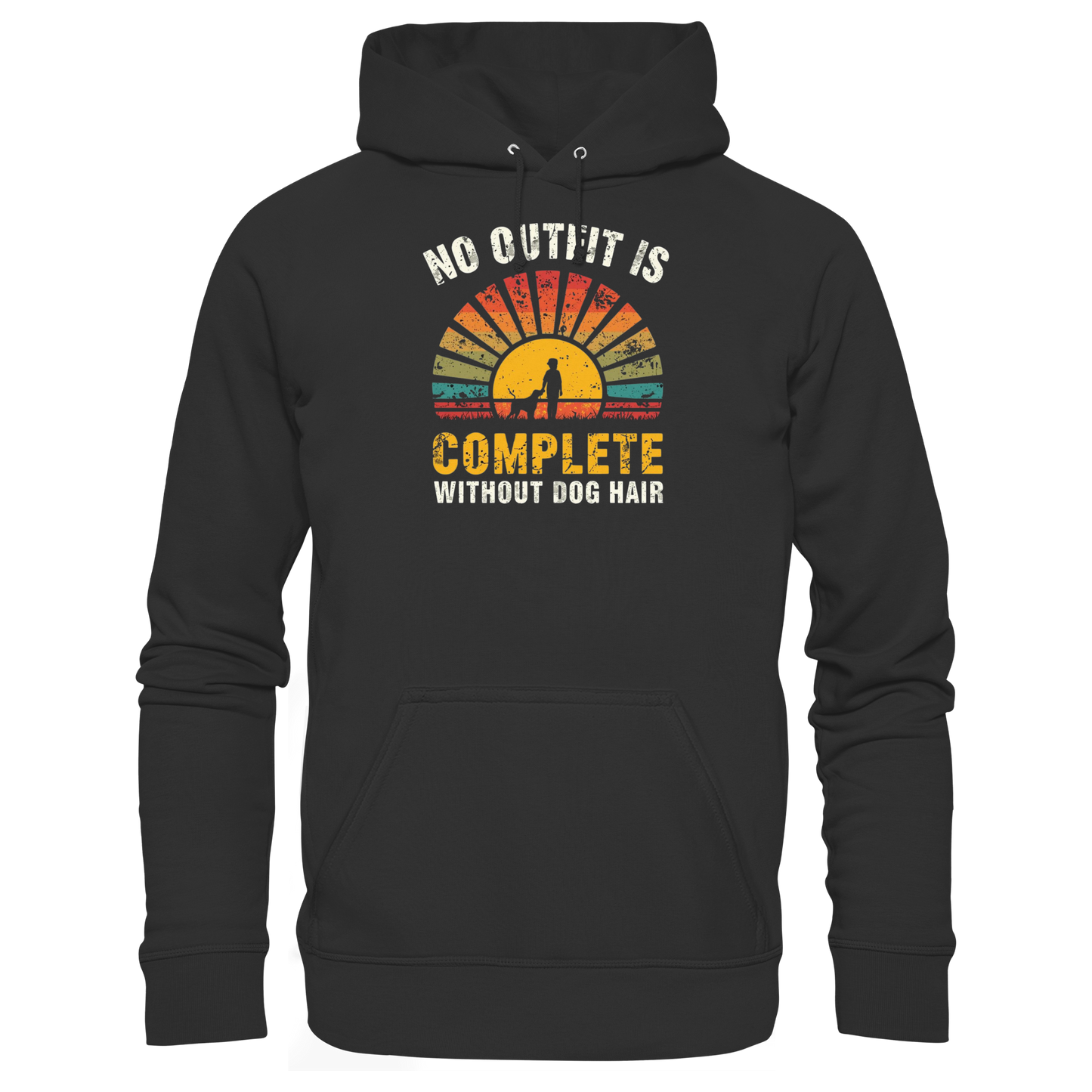 Premium Pfotenpoesie Hoodie No Outfit is Complete Without Dod Hair