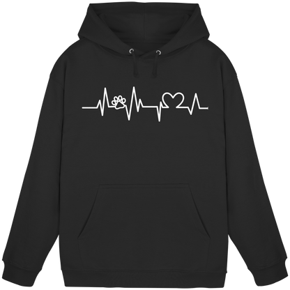 Herzschlag Premium Unisex Hoodie