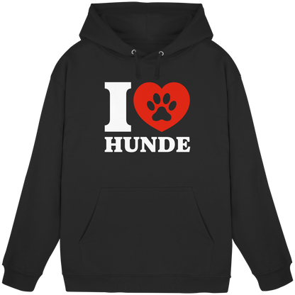 Ich Liebe Hunde Premium Unisex  Hoodie