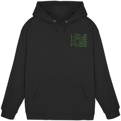 meditierender Hund Premium Unisex Hoodie