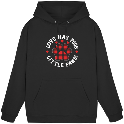 Love has Four Little Paws Premium Unisex Hoodie