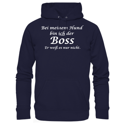 Bei Meinem Hund Bin Ich der Boss Unisex Hoodie