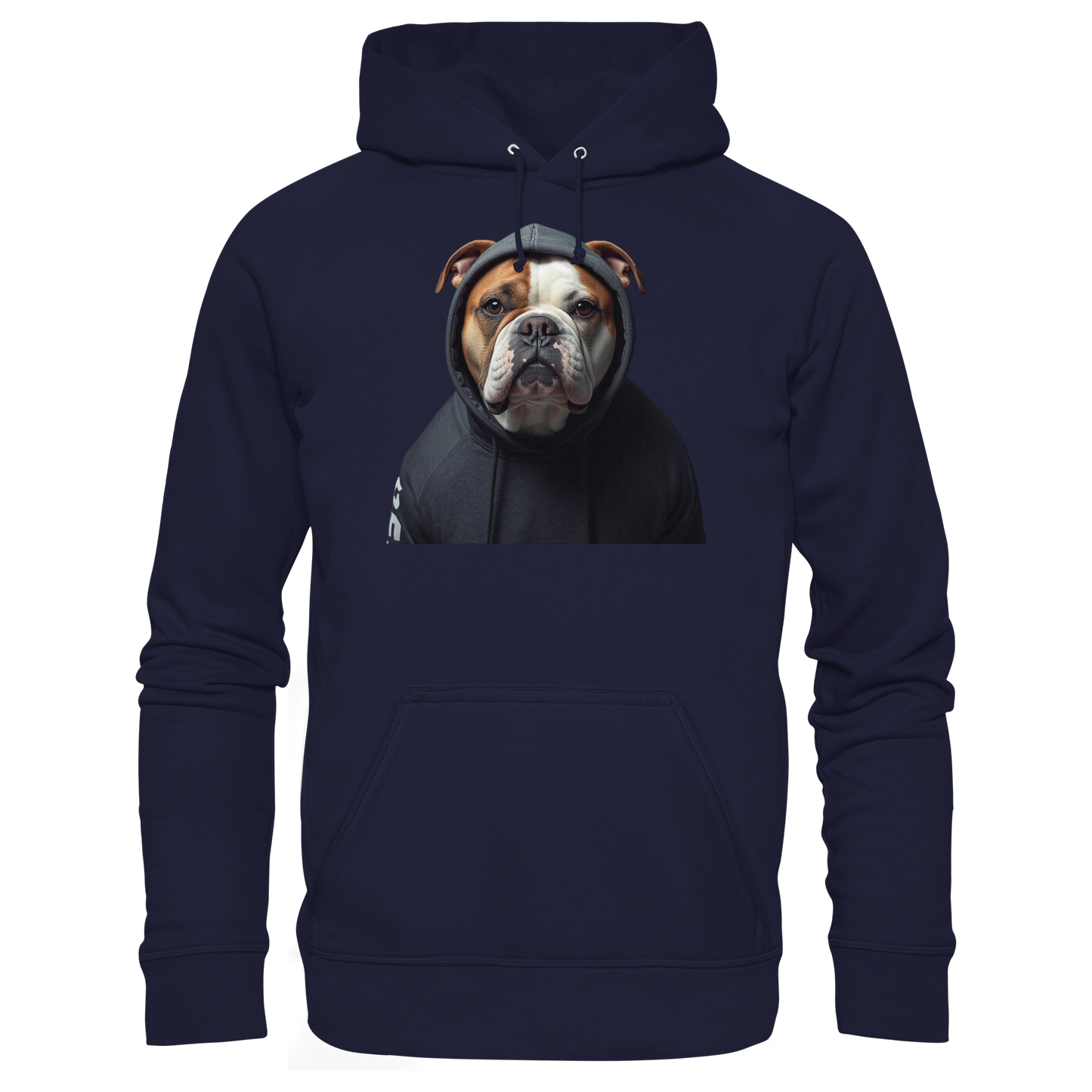 Premium Pfotenpoesie Hoodie American Bulldog