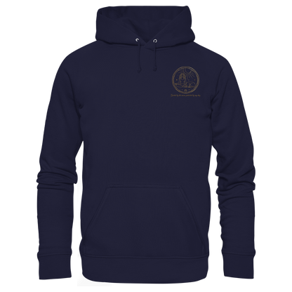 Guided by the Moon, Protected by My Dog Premium Unisex Hoodie
