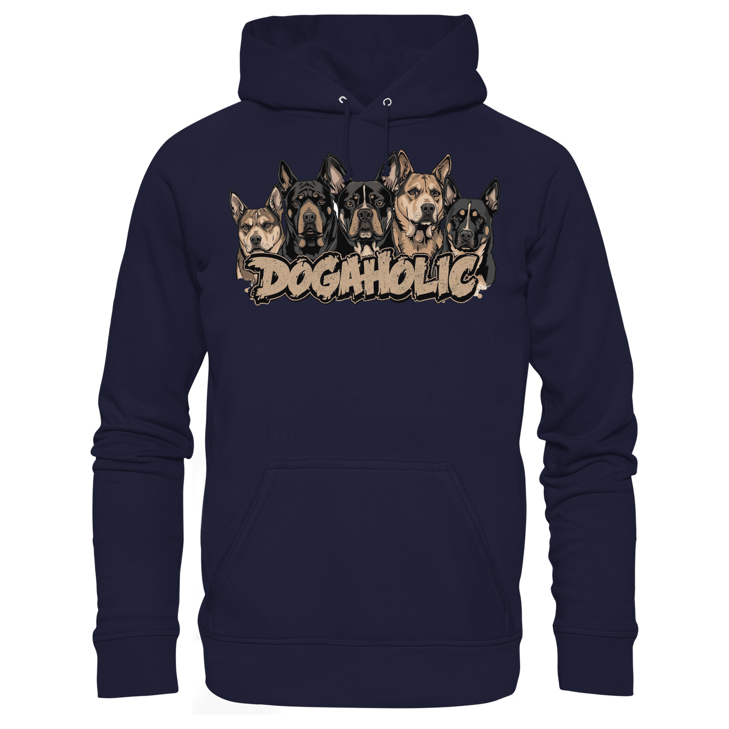 Premium Pfotenpoesie Hoodie Dogaholic