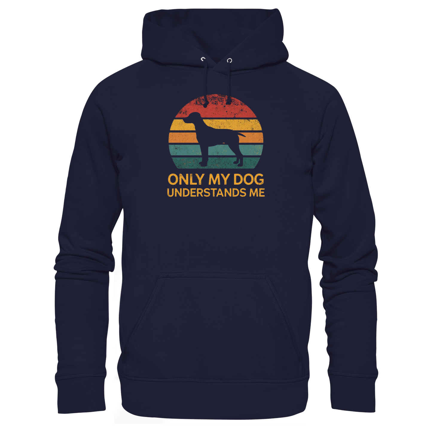 Premium Pfotenpoesie Hoodie Only My Dog Understands Me