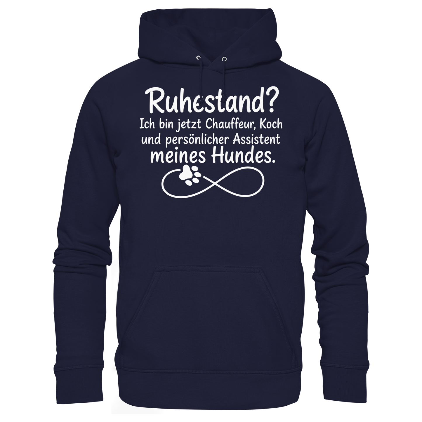 Früher Chef. Heute Leckerli-Beauftragter Unisex Hoodie