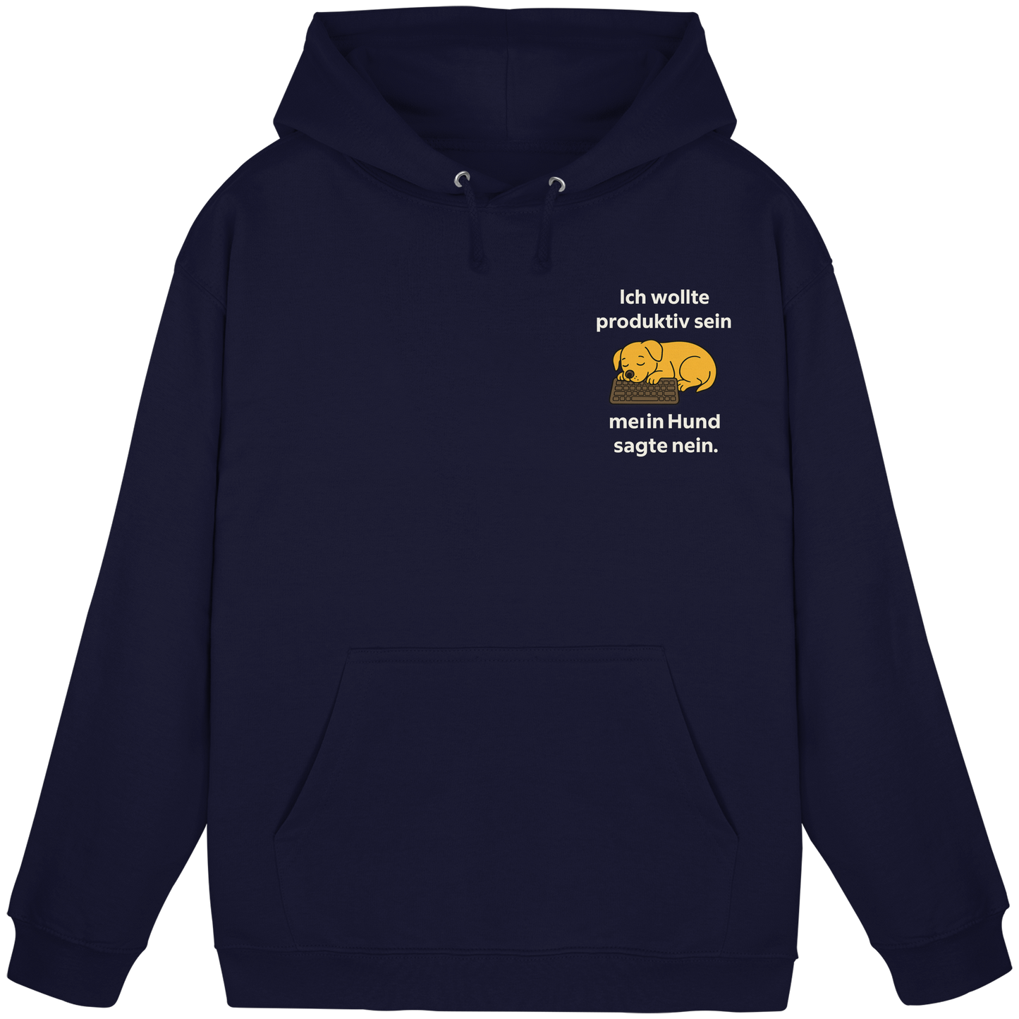 Premium Pfotenpoesie  Unisex Hoodie Ich wollte Produktiv sein