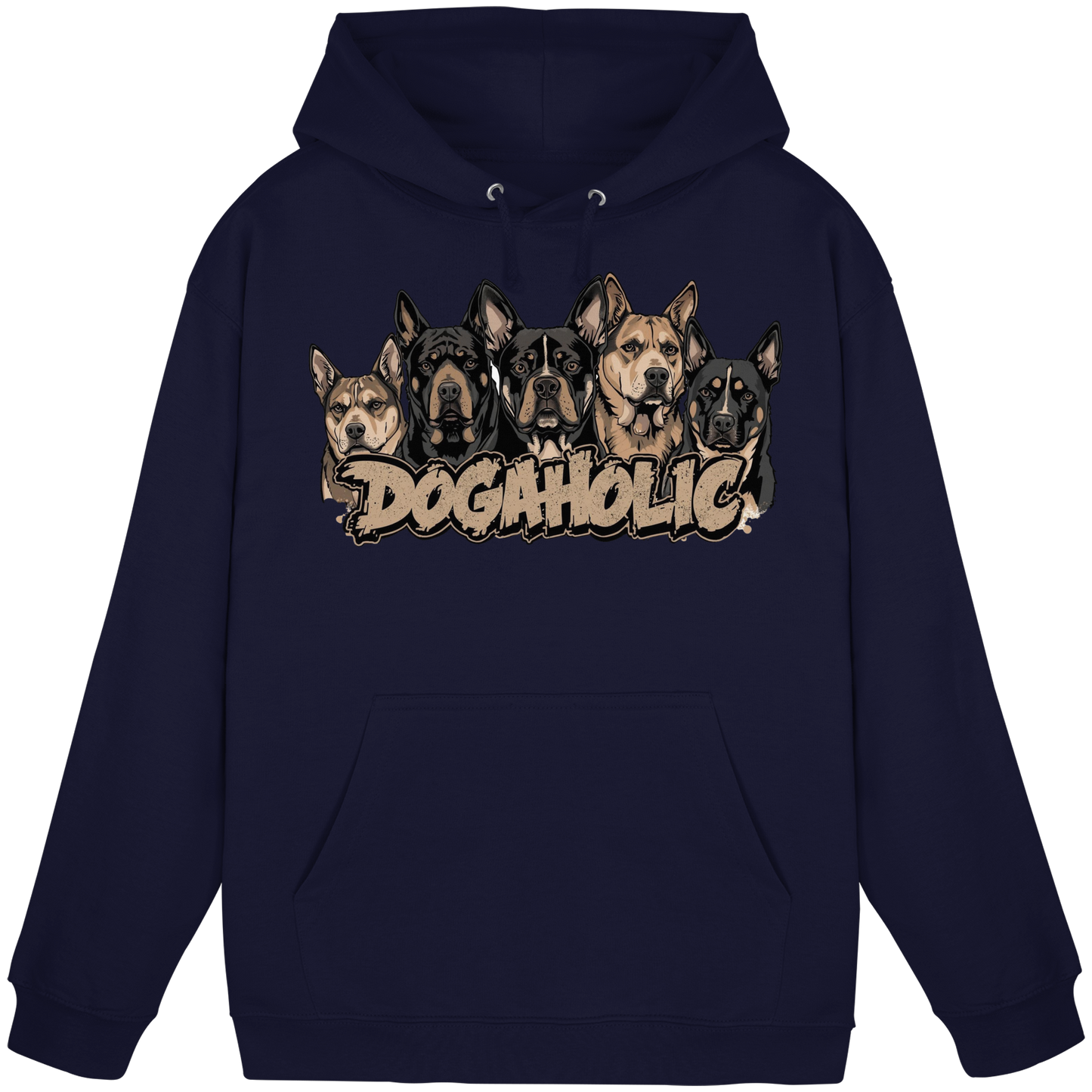 Premium Pfotenpoesie Hoodie Dogaholic