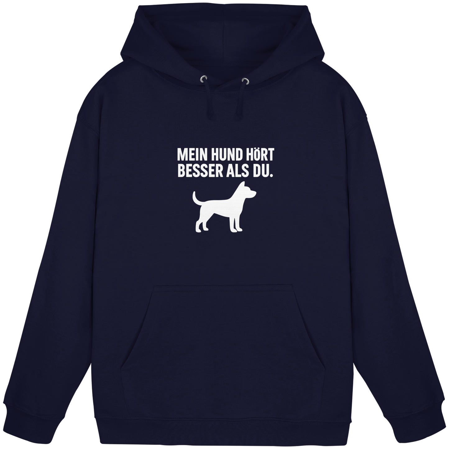 Premium Pfotenpoesie  Hoodie Mein Hund Hört Besser als du