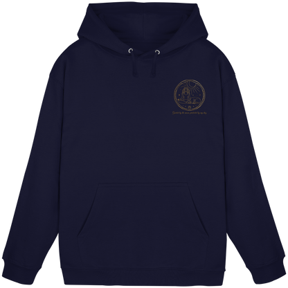 Guided by the Moon, Protected by My Dog Premium Unisex Hoodie