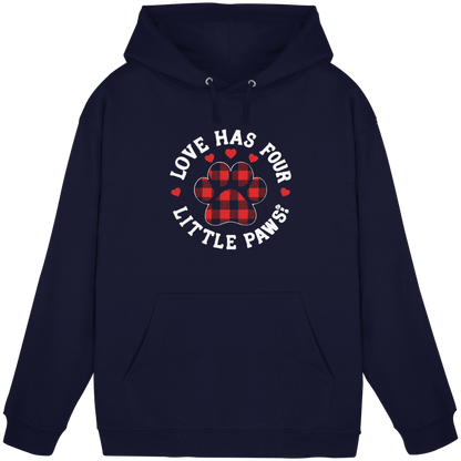 Love has Four Little Paws Premium Unisex Hoodie