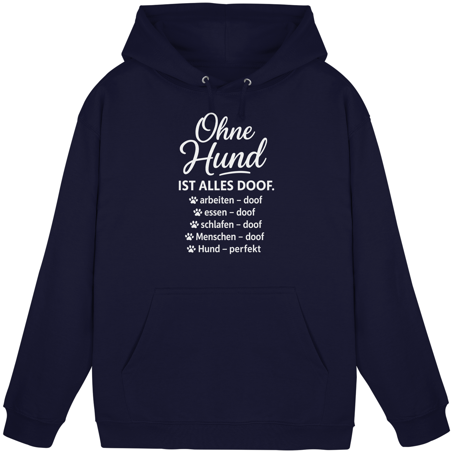 Premium Pfotenpoesie  Hoodie Ohne Hund