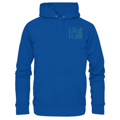 meditierender Hund Premium Unisex Hoodie