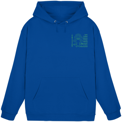 meditierender Hund Premium Unisex Hoodie
