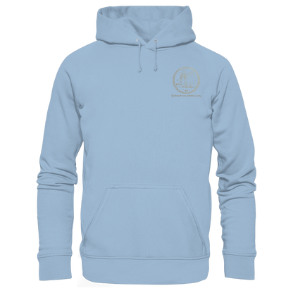 Guided by the Moon, Protected by My Dog Premium Unisex Hoodie