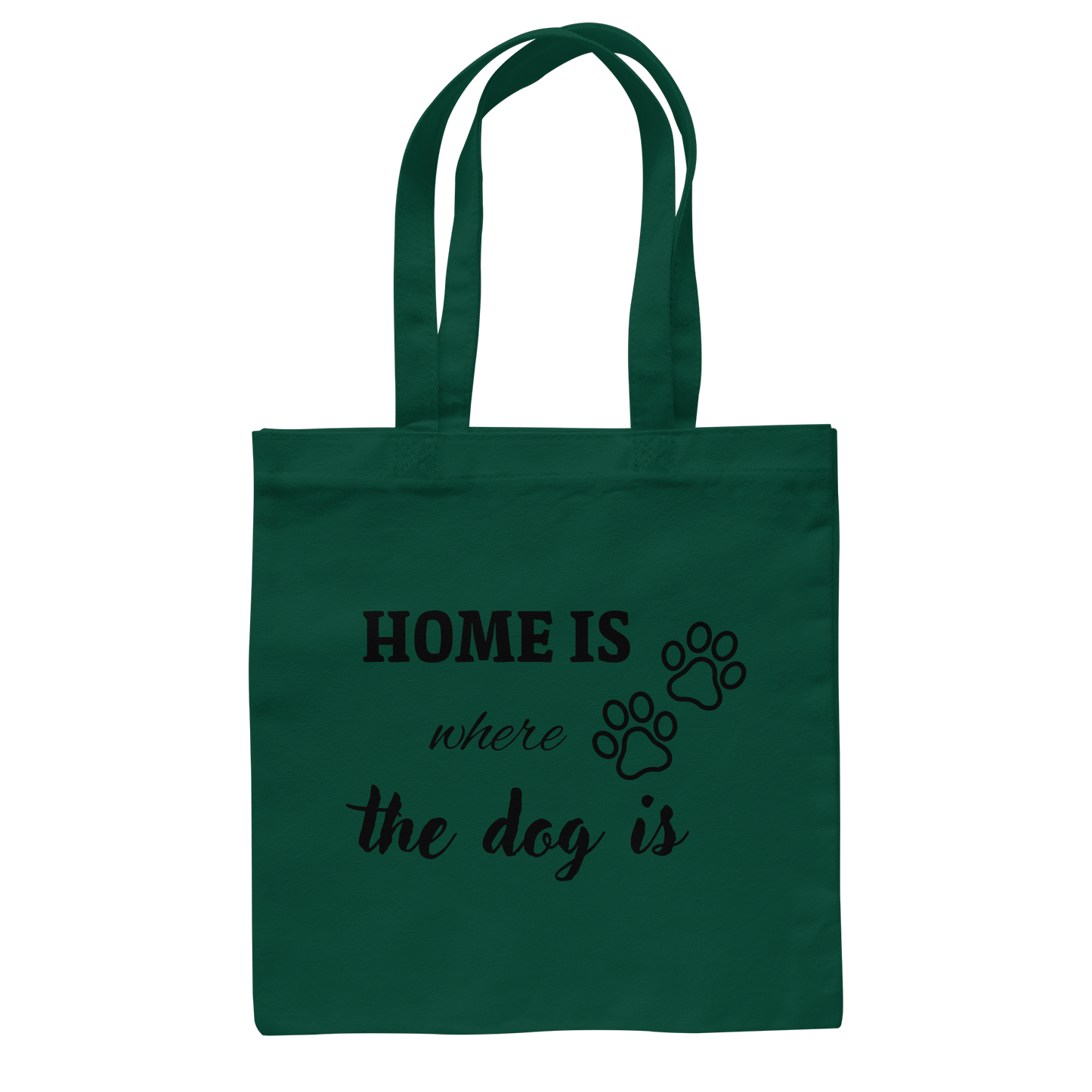 Premium Pfotenpoesie Tasche Home is where the dog is