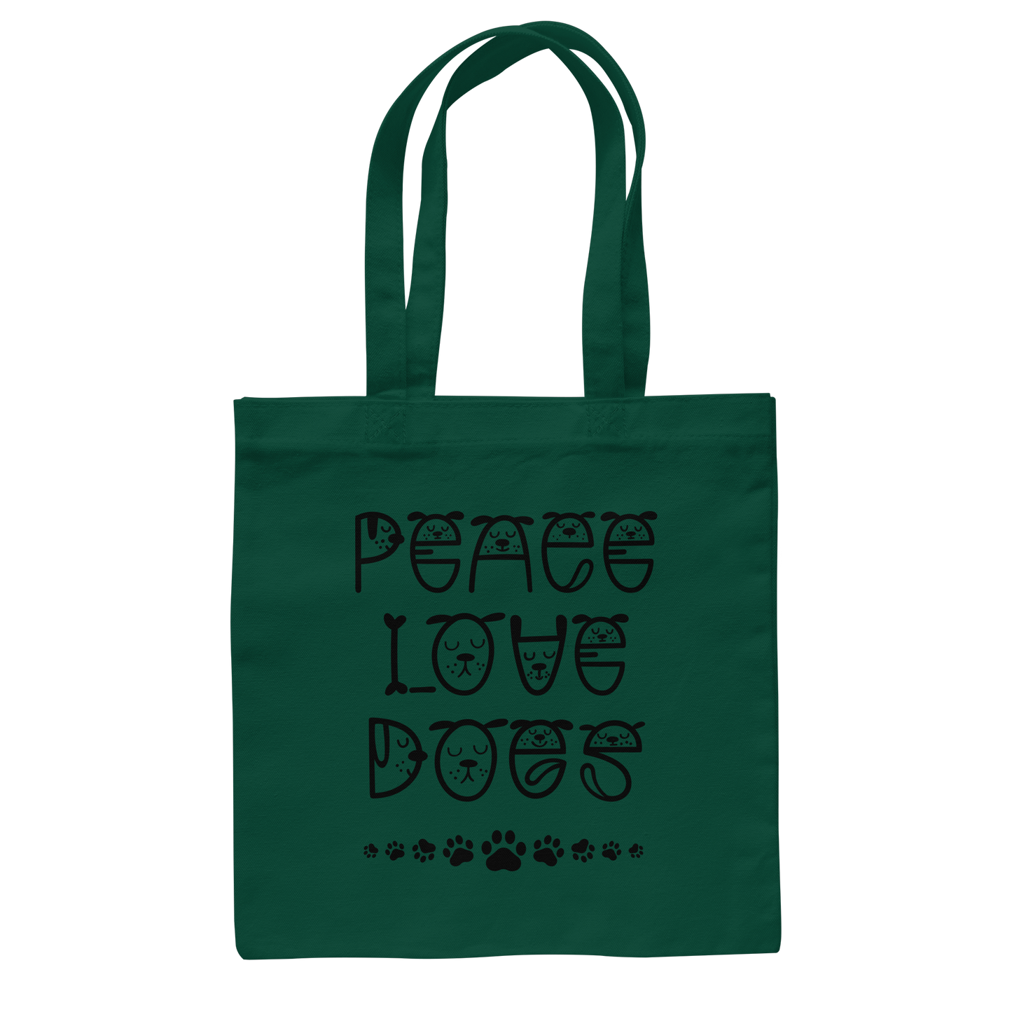 Premium Pfotenpoesie Tasche Peace Love Dogs