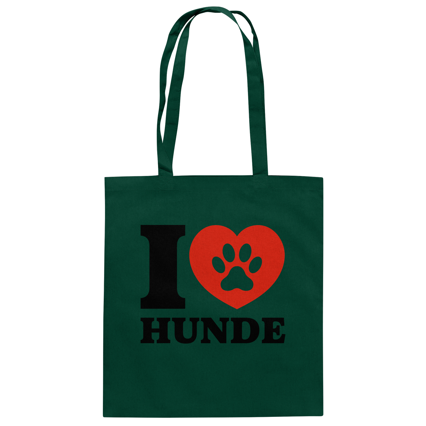 Premium Pfotenpoesie Tasche Ich Liebe Hunde