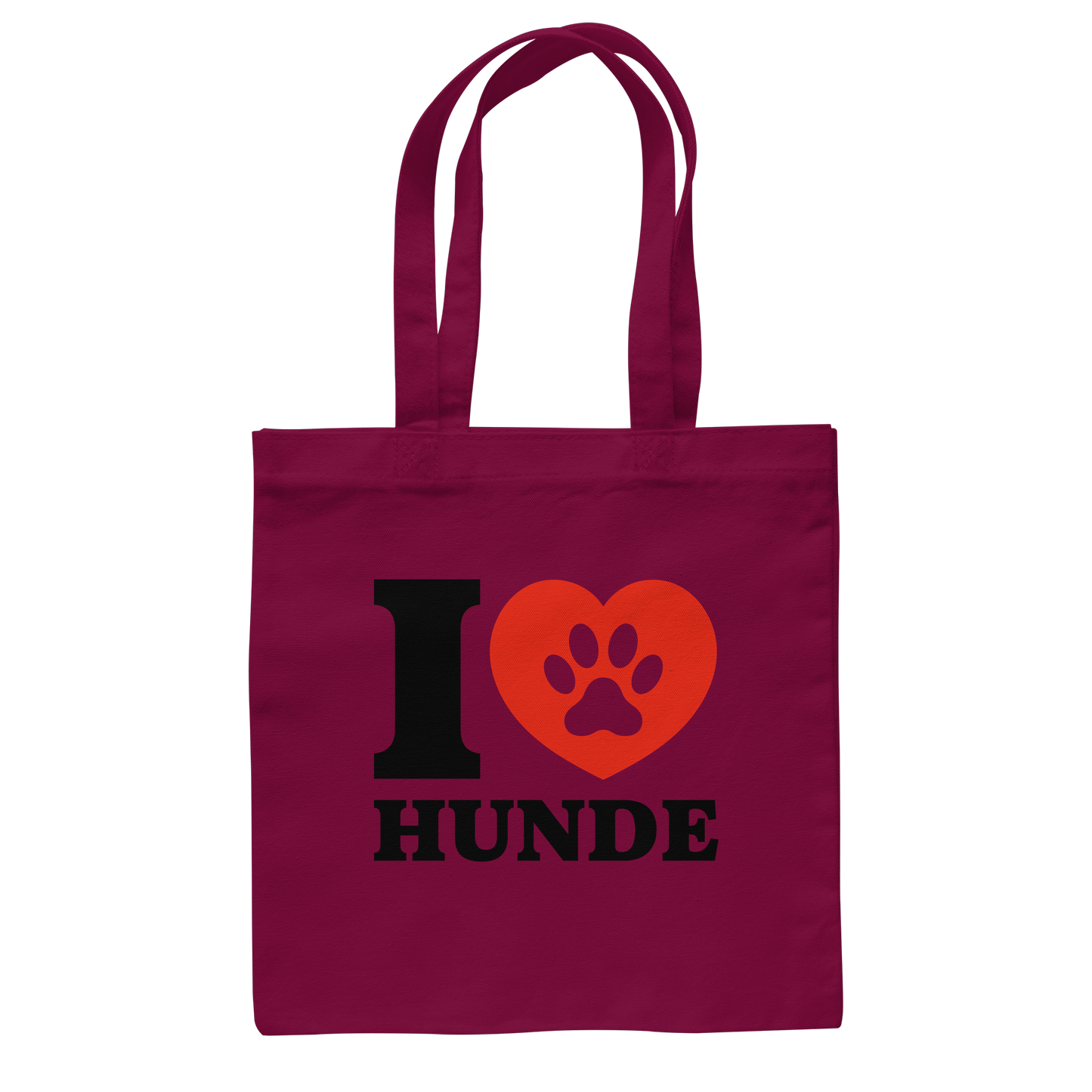 Premium Pfotenpoesie Tasche Ich Liebe Hunde
