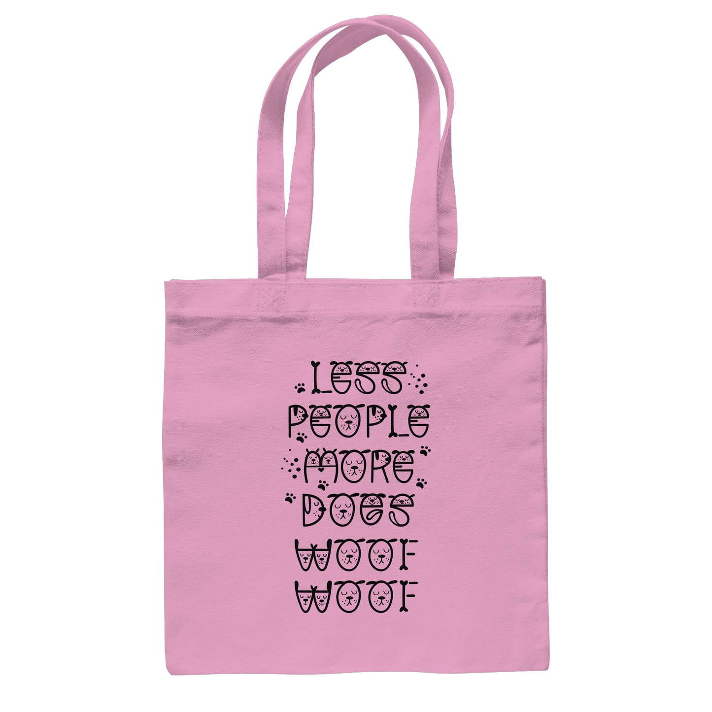 Premium Pfotenpoesie Tasche Less people