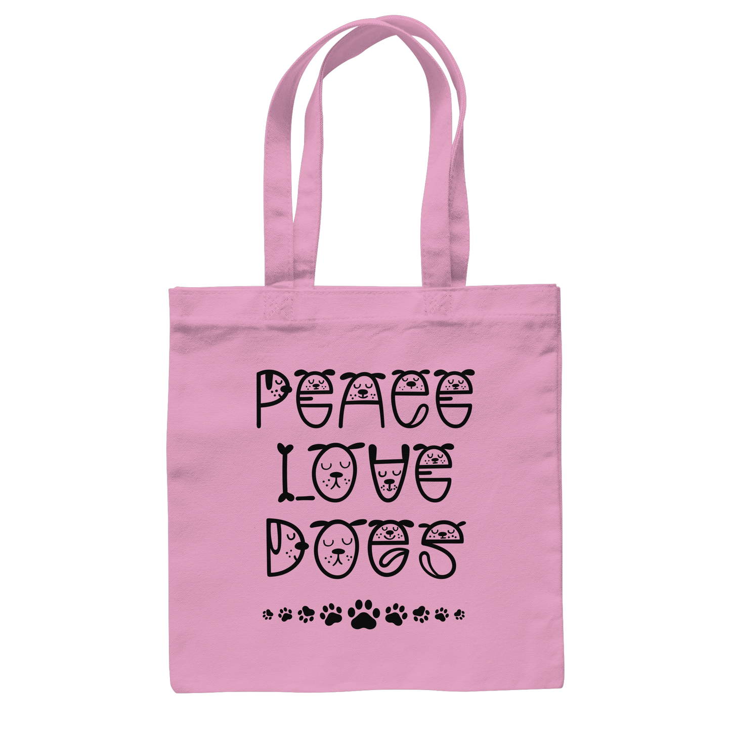 Premium Pfotenpoesie Tasche Peace Love Dogs