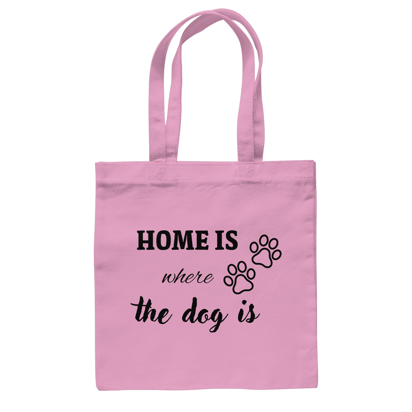 Premium Pfotenpoesie Tasche Home is where the dog is