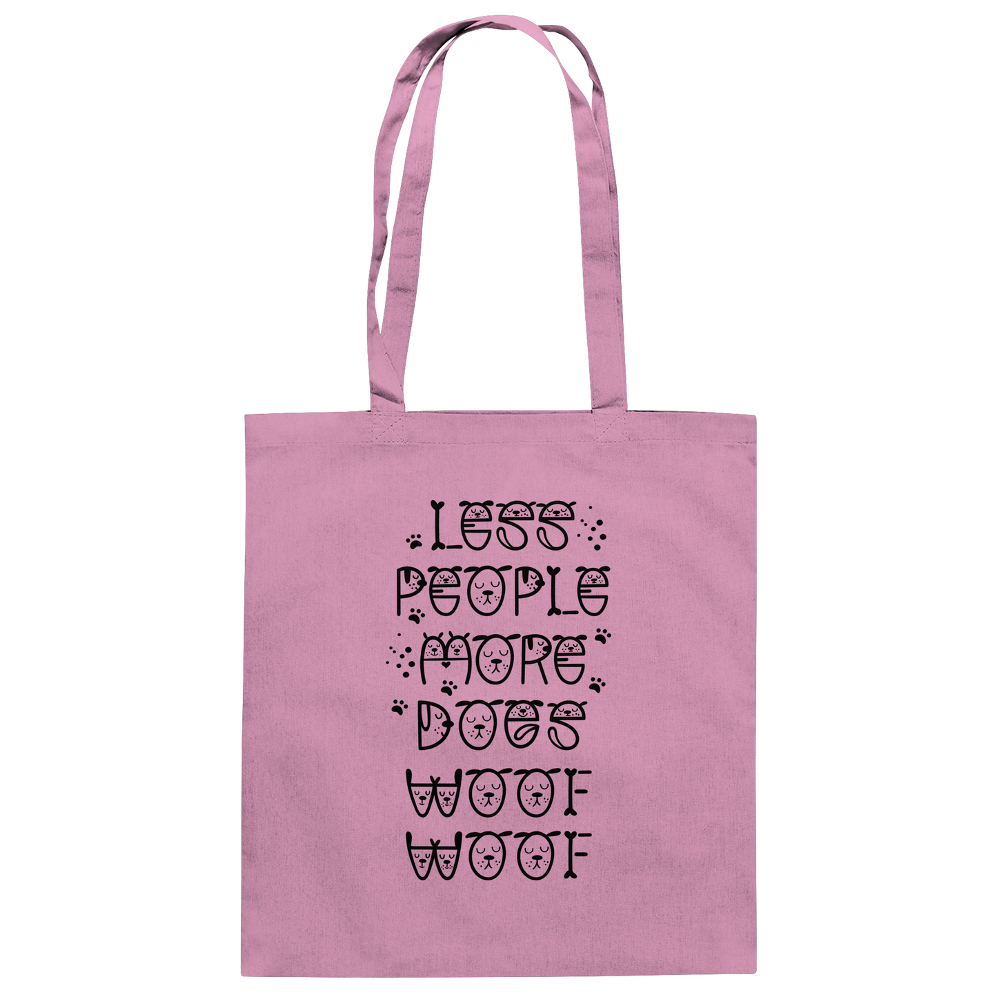 Premium Pfotenpoesie Tasche Less people