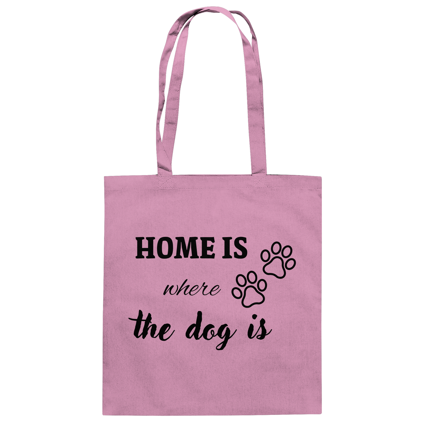 Premium Pfotenpoesie Tasche Home is where the dog is