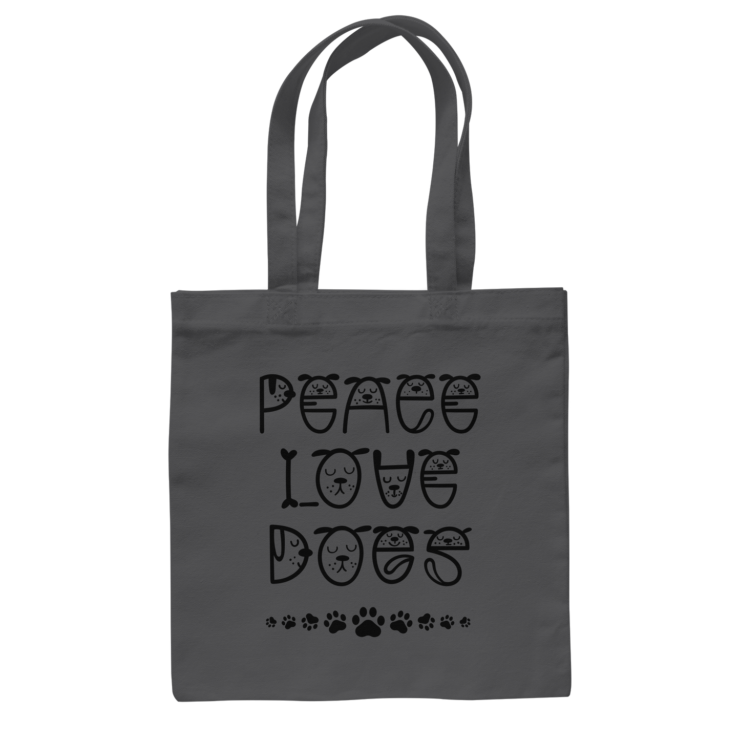 Premium Pfotenpoesie Tasche Peace Love Dogs
