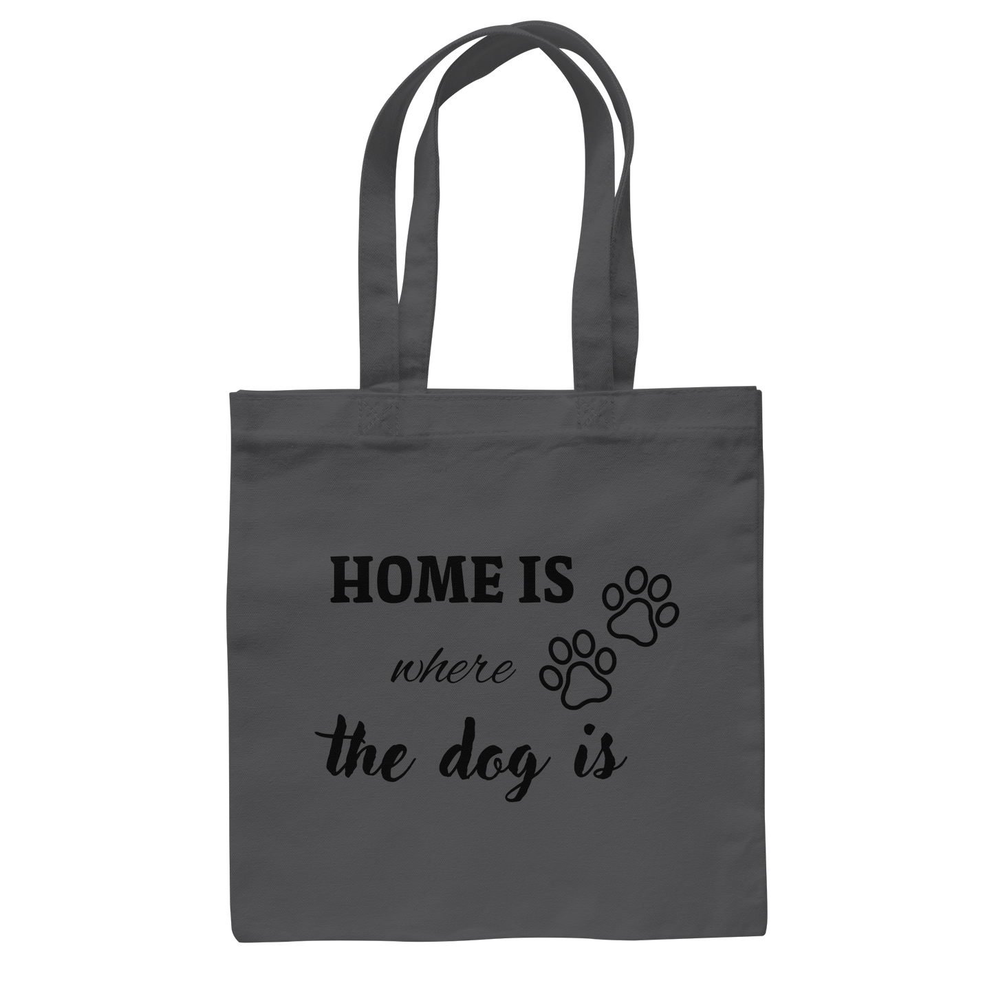 Premium Pfotenpoesie Tasche Home is where the dog is